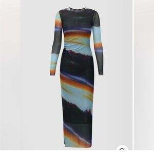 zara mesh dress